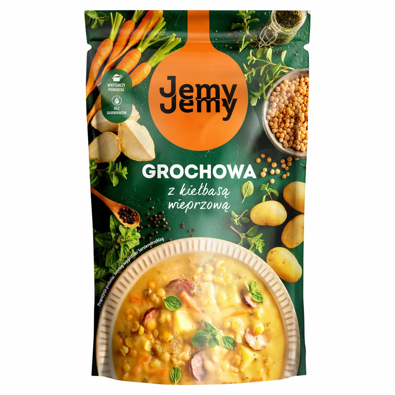 Zdjęcia - JemyJemy Zupa grochowa z kiełbasą wieprzową 450 g