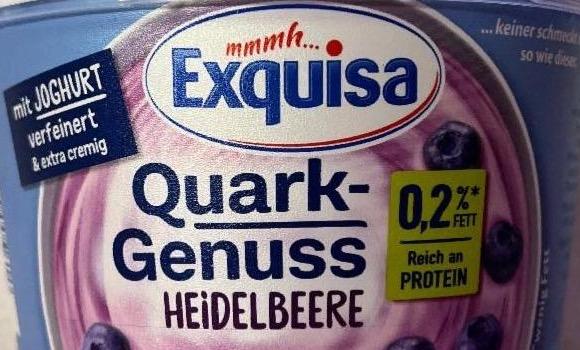 Zdjęcia - Quark-Genuss Heidelbeere Exquisa