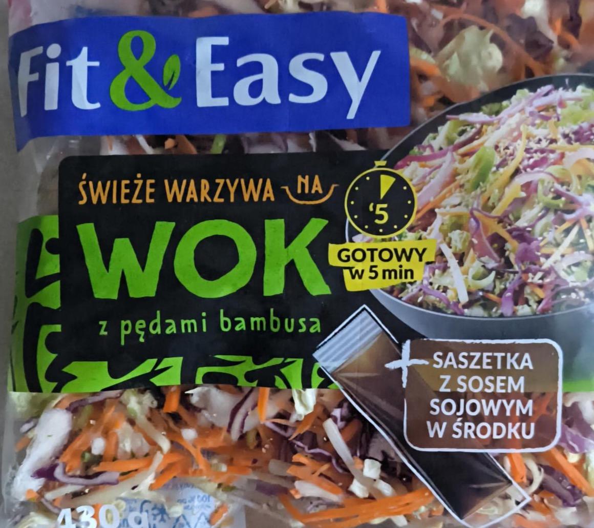 Zdjęcia - Świeże warzywa na wok z pędami bambusa Fit&Easy