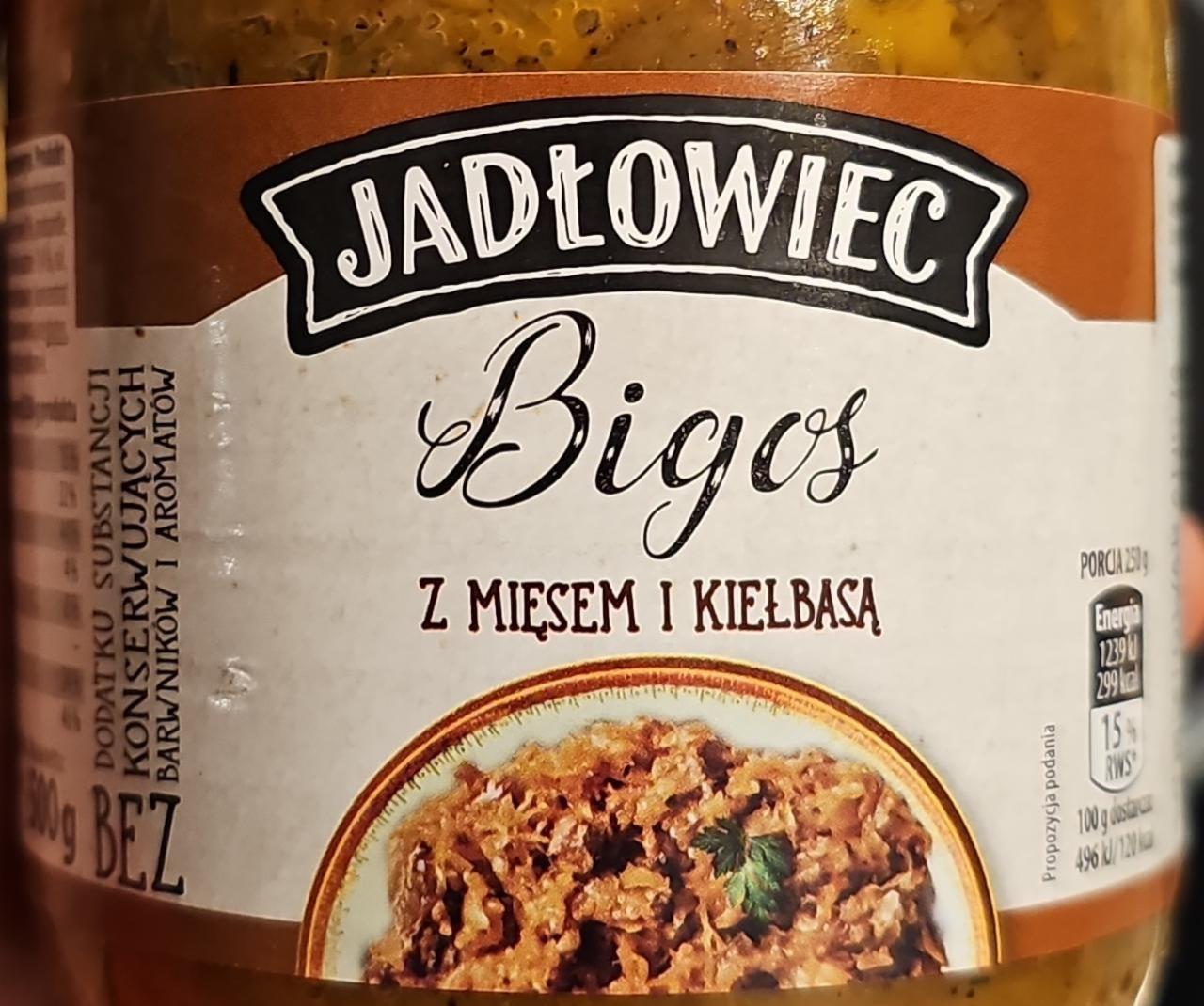 Zdjęcia - Bigos z mięsem i kiełbasą Jadłowiec