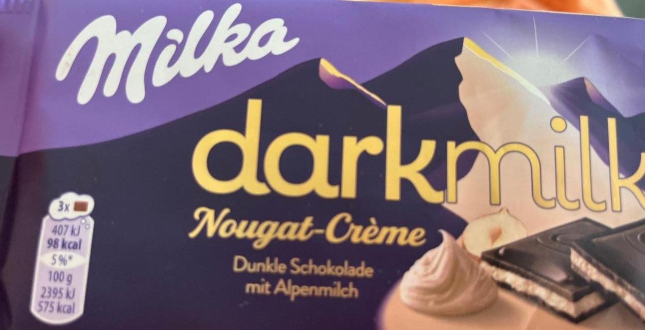 Zdjęcia - Darkmilk nouget creme Milka