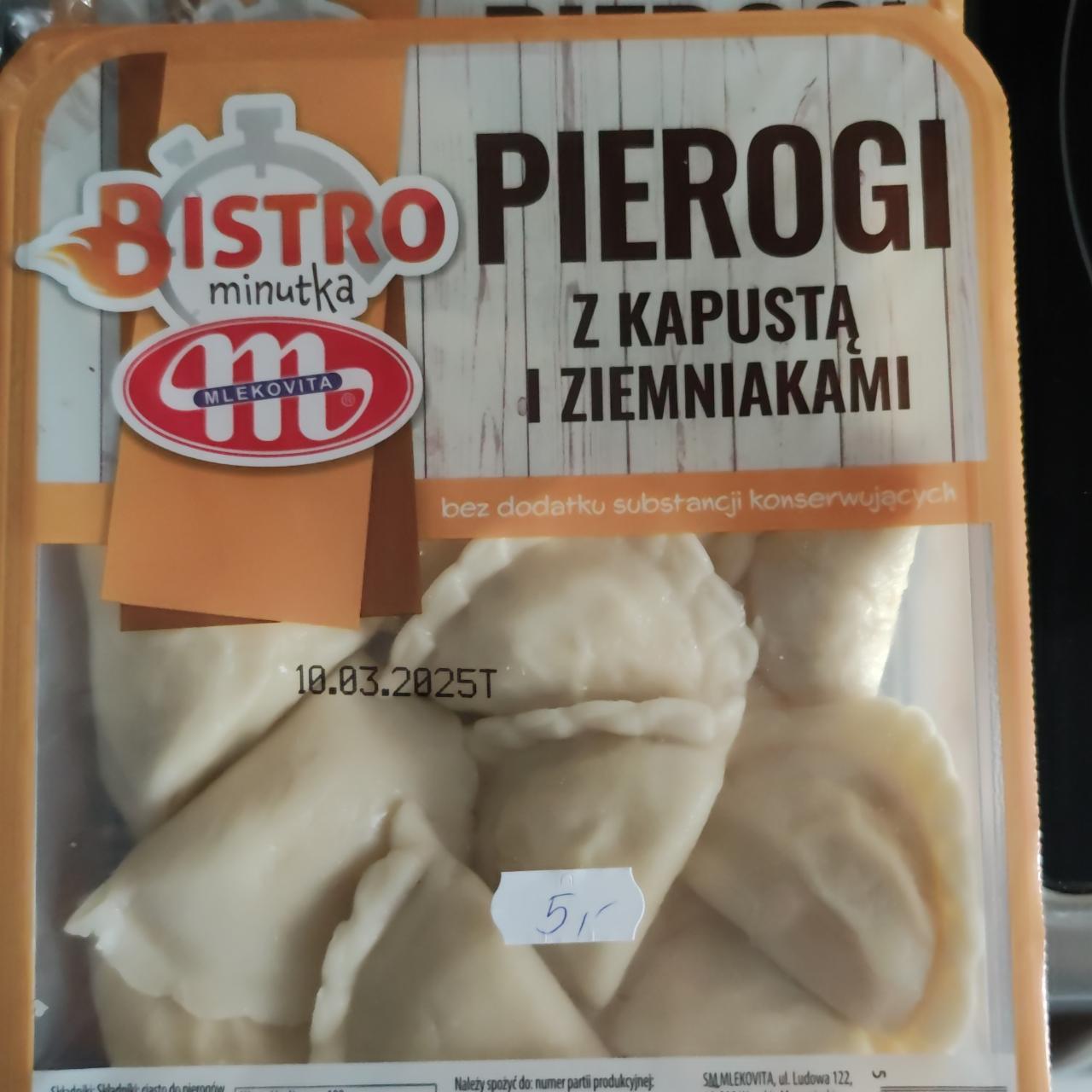 Zdjęcia - Pierogi z kapustą i ziemniakami Mlekovita