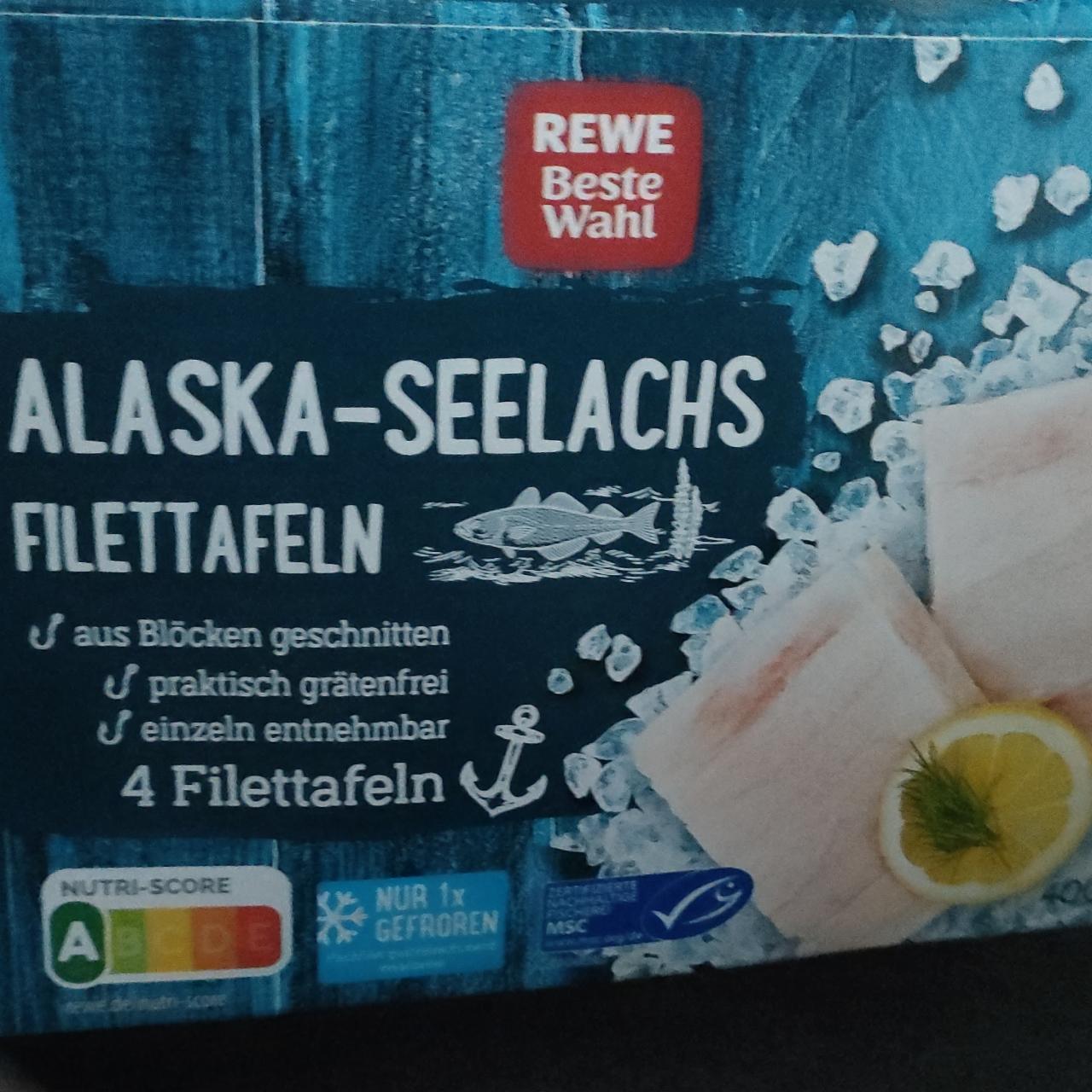 Zdjęcia - Alaska-seelachs filettafeln Rewe Beste Wahl