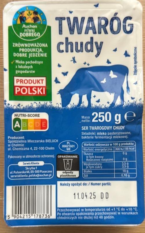 Zdjęcia - Twaróg chudy Auchan