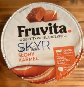 Zdjęcia - Jogurt typu islandzkiego skyr słony karmel Fruvita