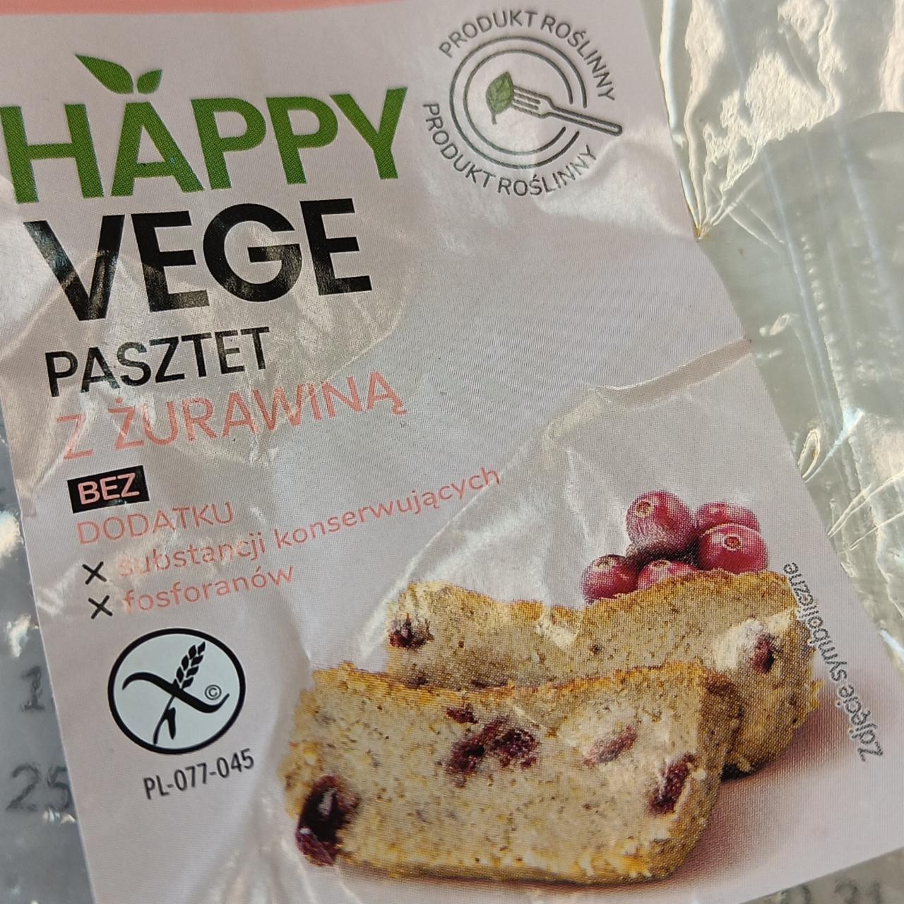 Zdjęcia - Pasztet z żurawiną Happy Vege