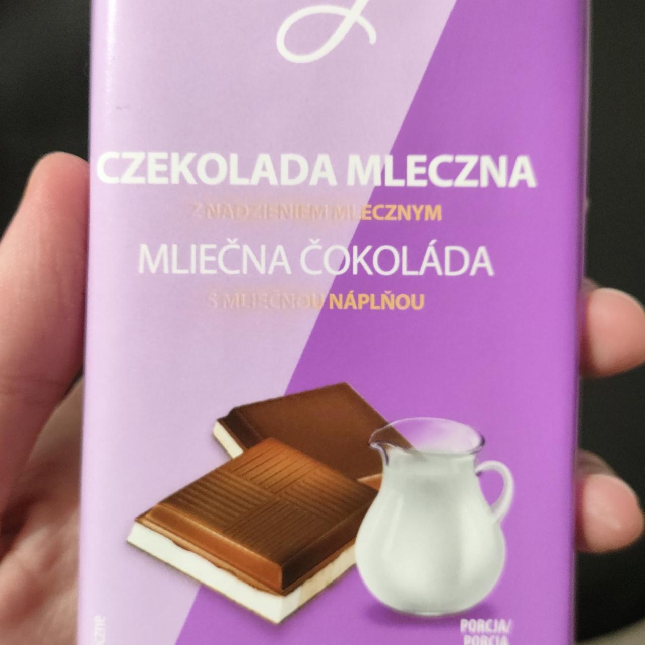 Zdjęcia - Czekolada mleczna z nadzieniem mlecznym Allegro