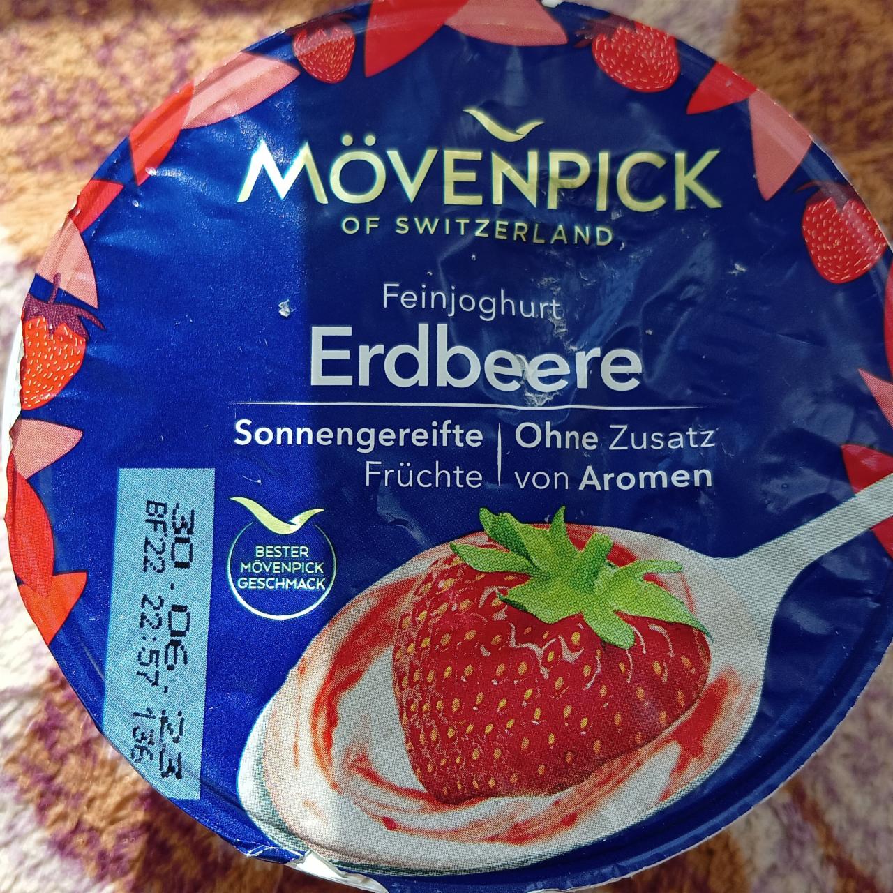 Zdjęcia - Feinjoghurt erdbeere Mövenpick