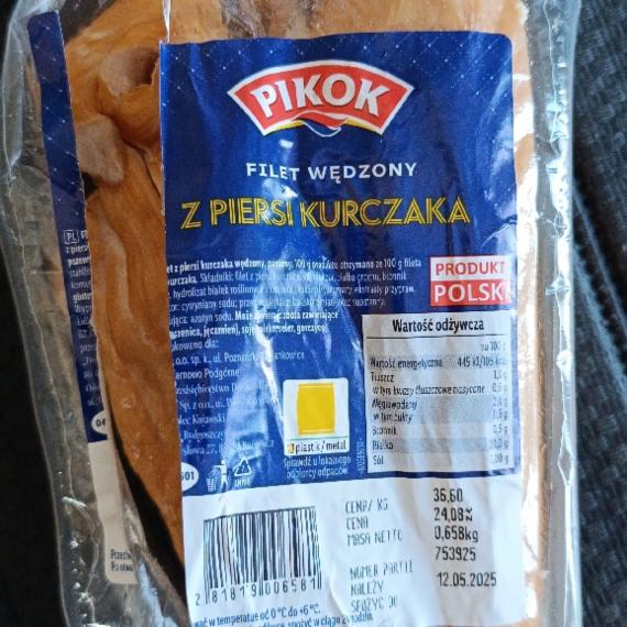 Zdjęcia - Filet wędzony z piersi kurczaka Pikok