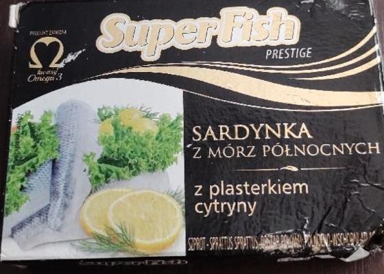 Zdjęcia - Sardynka z mórz północnych z plasterkiem cytryny SuperFish