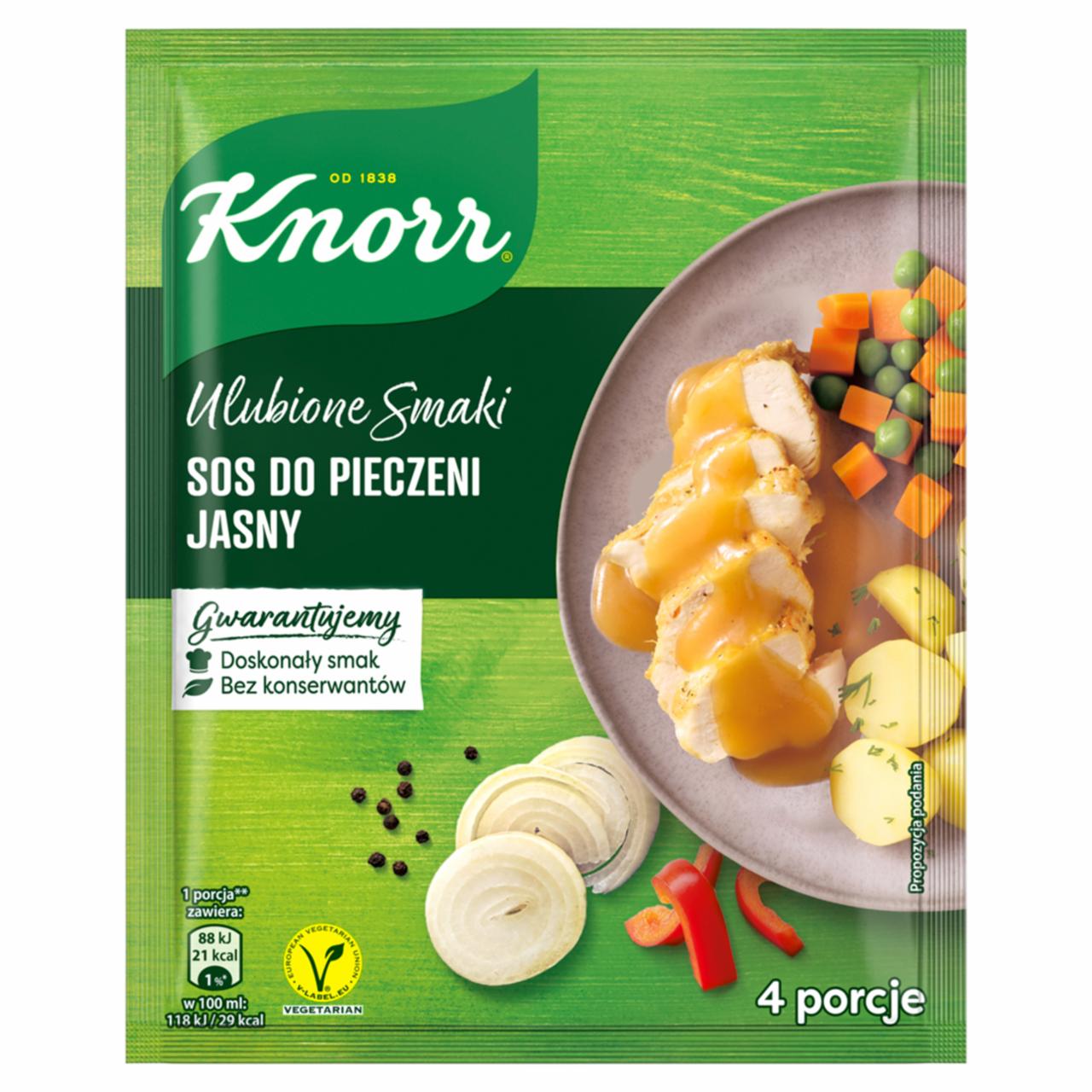 Zdjęcia - Knorr Ulubione Smaki Sos do pieczeni jasny 25 g