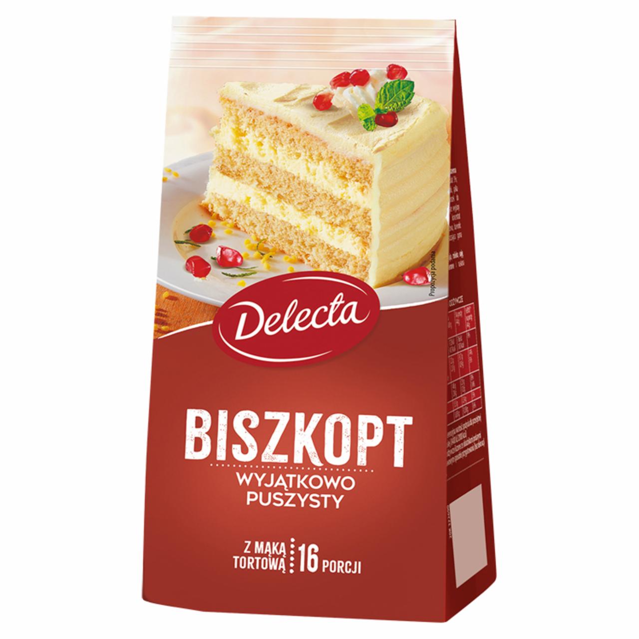 Zdjęcia - Delecta Biszkopt mieszanka do wypieku ciasta 380 g