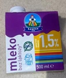 Zdjęcia - Mleko bez laktozy 1,5% Łowicz
