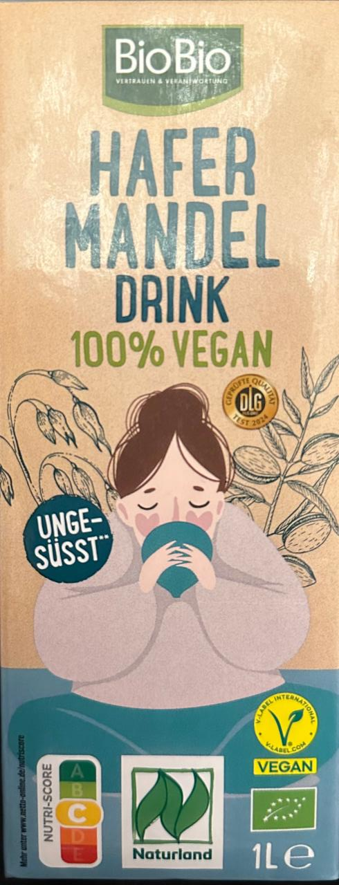 Zdjęcia - Hafer Mandel Drink 100% Vegan Bio Bio