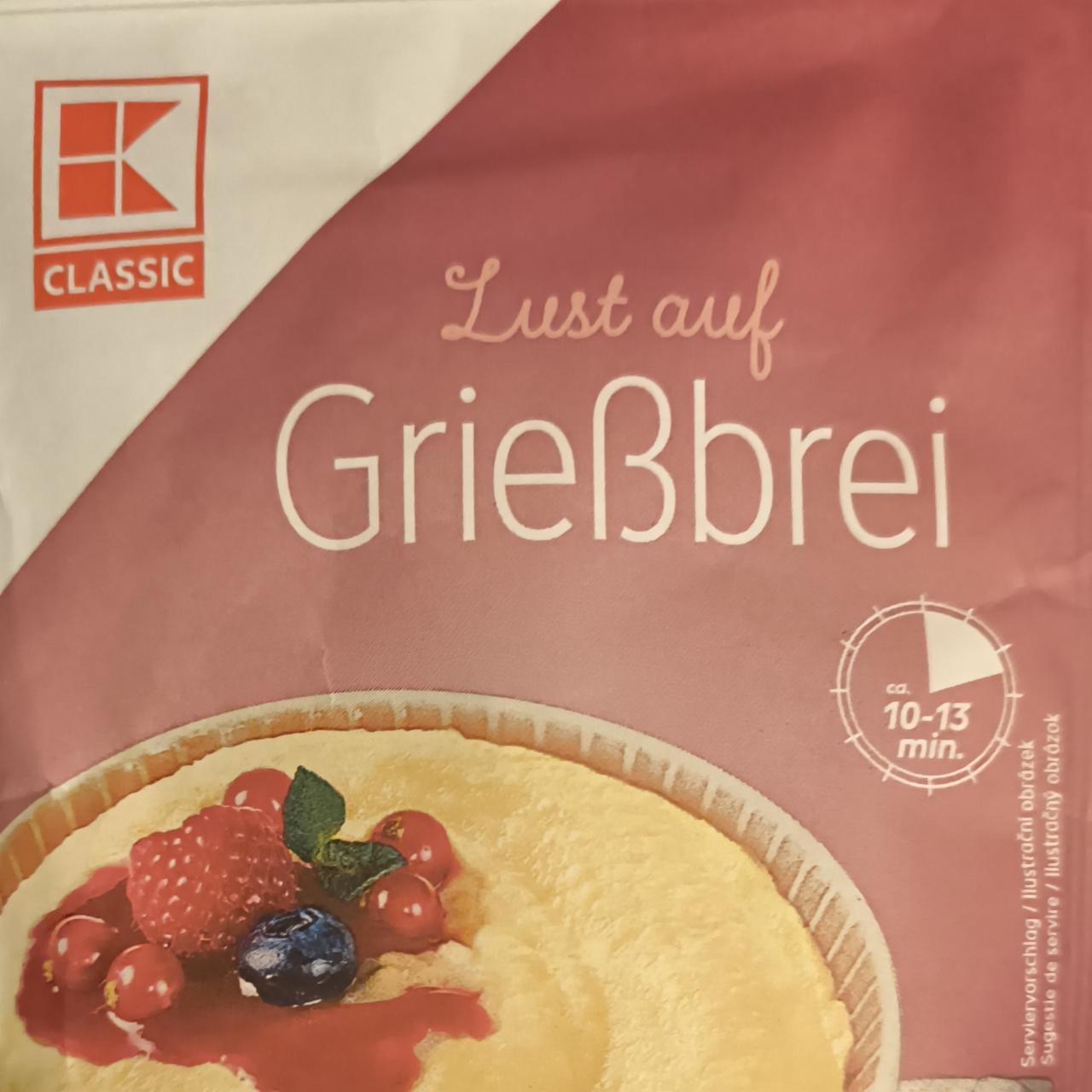 Zdjęcia - Lust auf grießbrei K-Classic