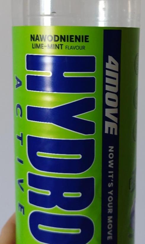 Zdjęcia - 4Move Hydro Active Napój izotoniczny niegazowany o smaku limonka - mięta 556 ml