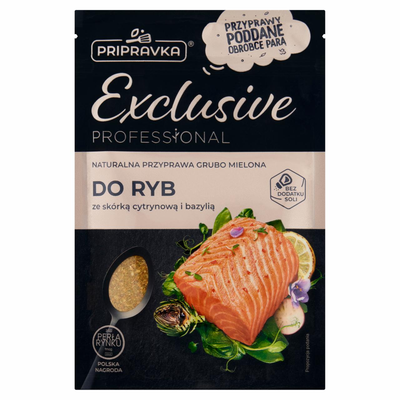 Zdjęcia - Pripravka Exclusive Professional Naturalna przyprawa grubo mielona do ryb 45 g