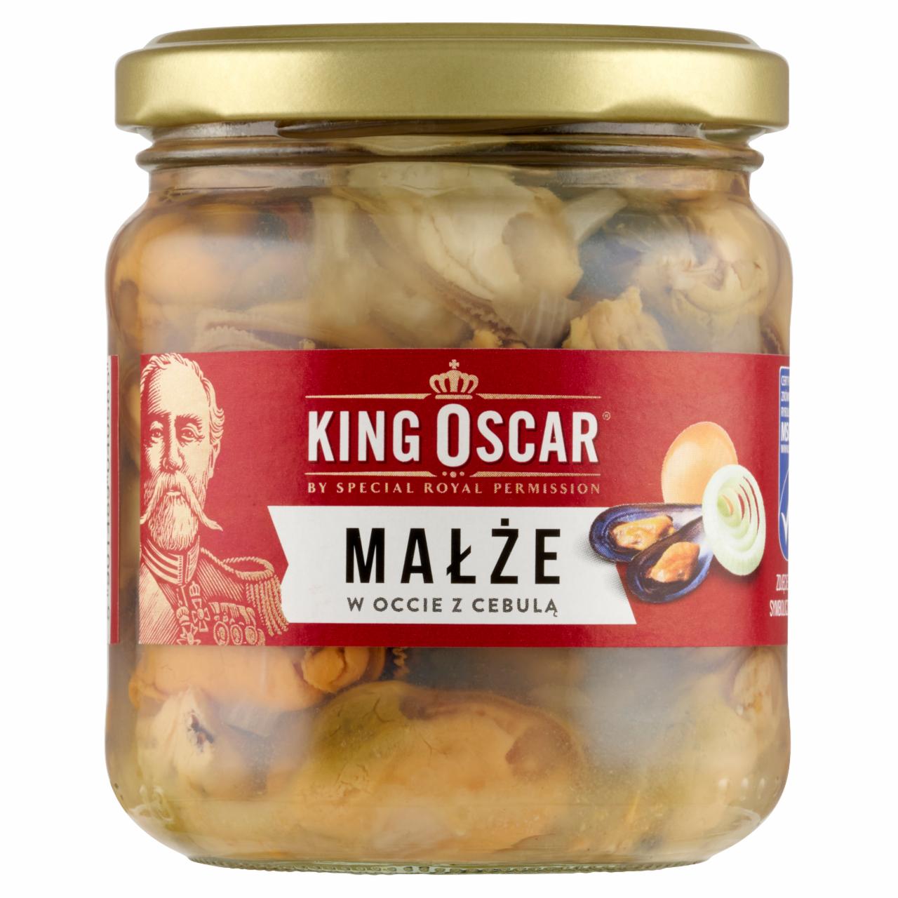 Zdjęcia - King Oscar Małże w occie z cebulą 200 g