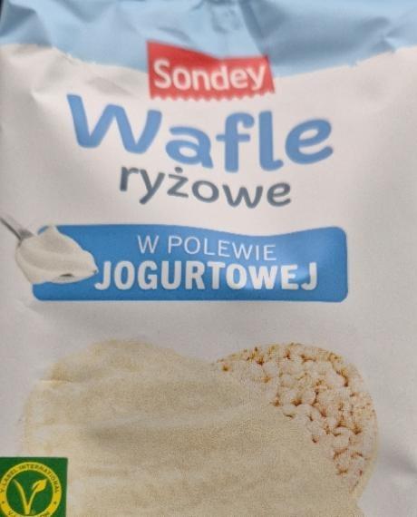 Zdjęcia - Wafle ryżowe w połowie jogurtowej Sondey