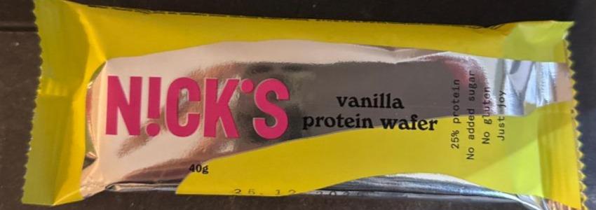 Zdjęcia - Vanilla protein wafer N!ck's