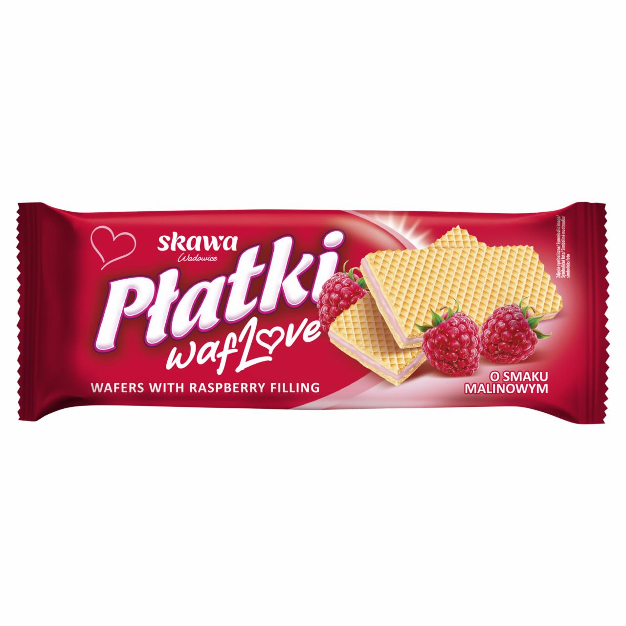 Zdjęcia - Płatki waflowe o smaku malinowym Wadowice skawa