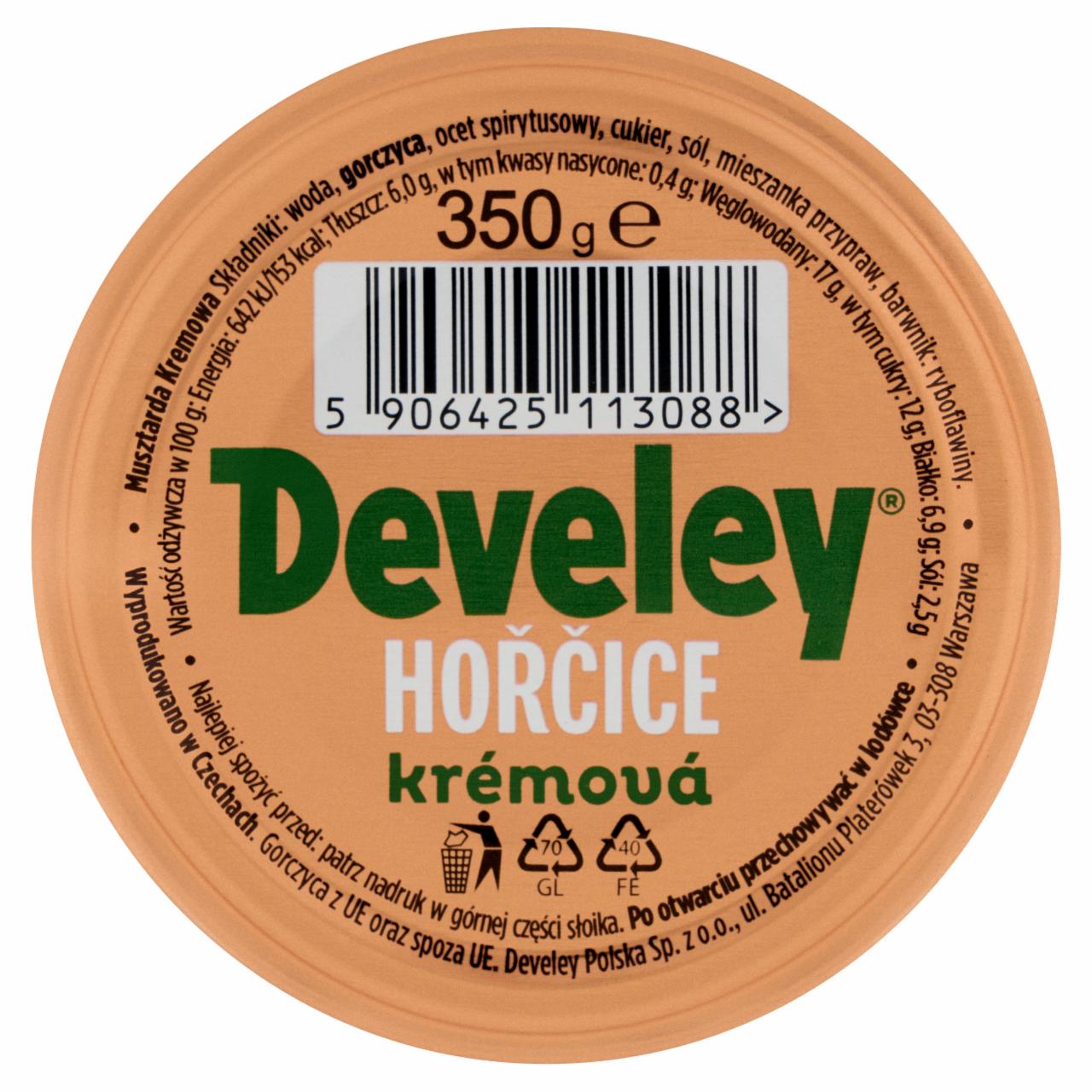 Zdjęcia - Develey Musztarda kremowa 350 g