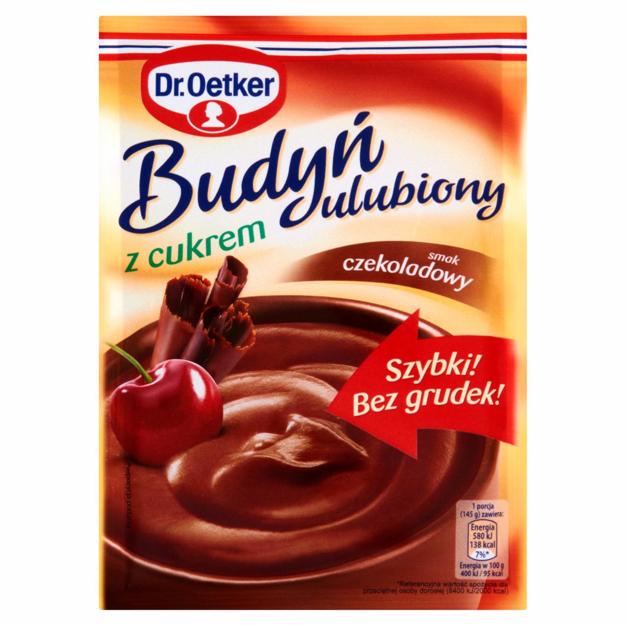 Zdjęcia - Dr. Oetker Budyń ulubiony z cukrem smak czekoladowy 80 g