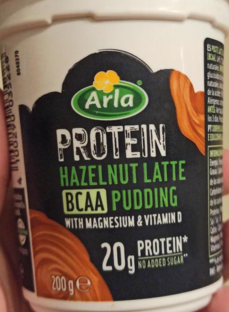 Zdjęcia - Protein hazelnut latte bcaa pudding Arla