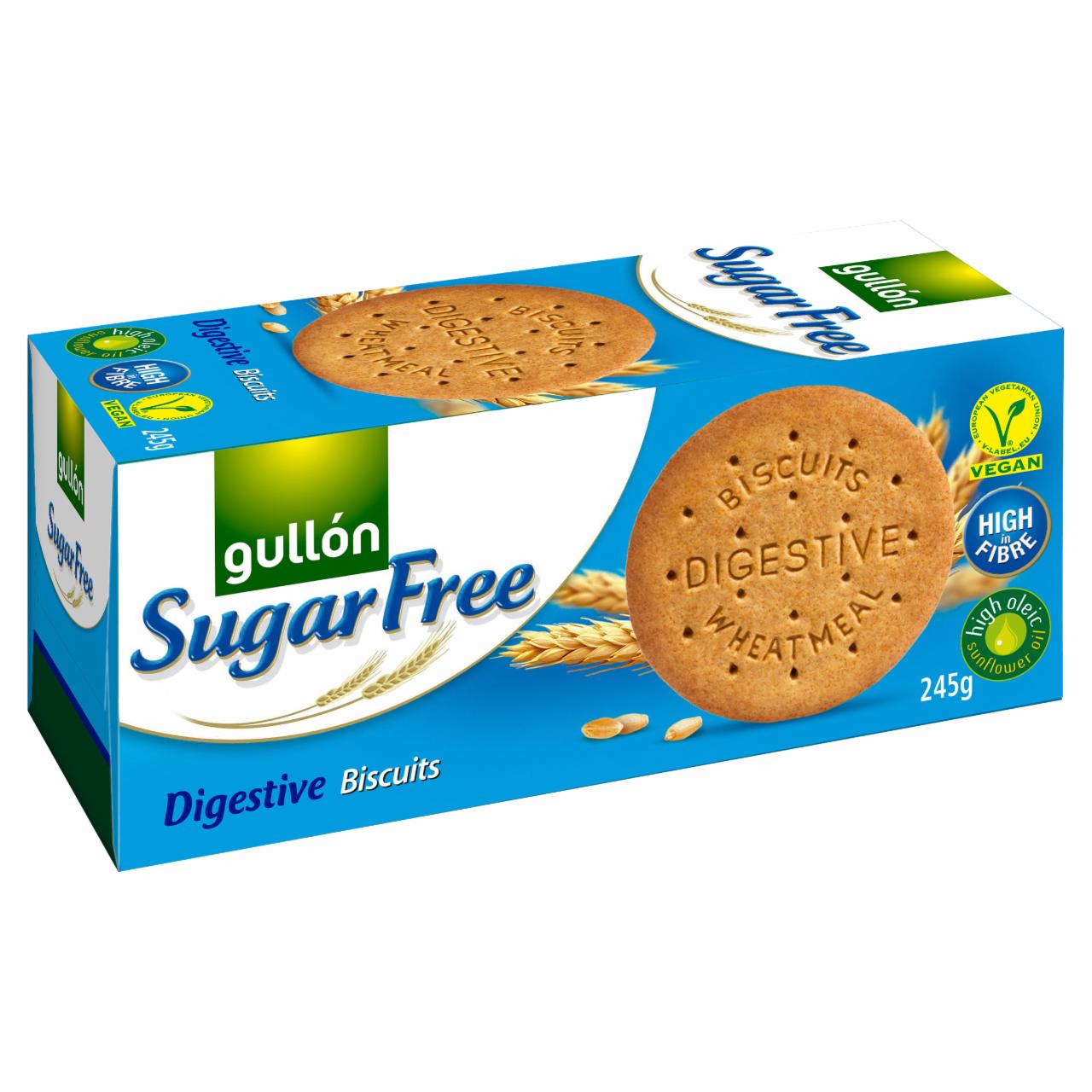 Zdjęcia - Biscuits digestive wheatmeal sugar free Gullón