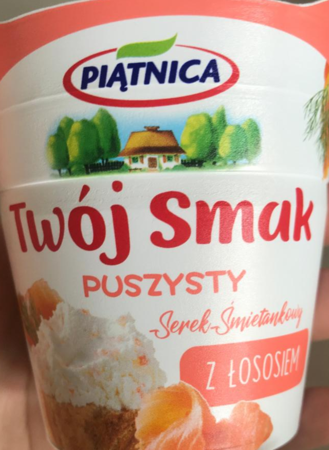 Zdjęcia - Twój smak serek śmietankowy puszysty z łososiem Piątnica