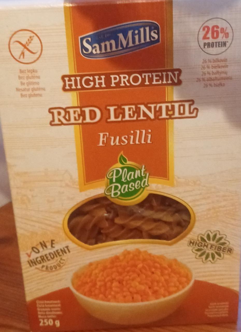Zdjęcia - Red Lentil Fusilli Sam Mills