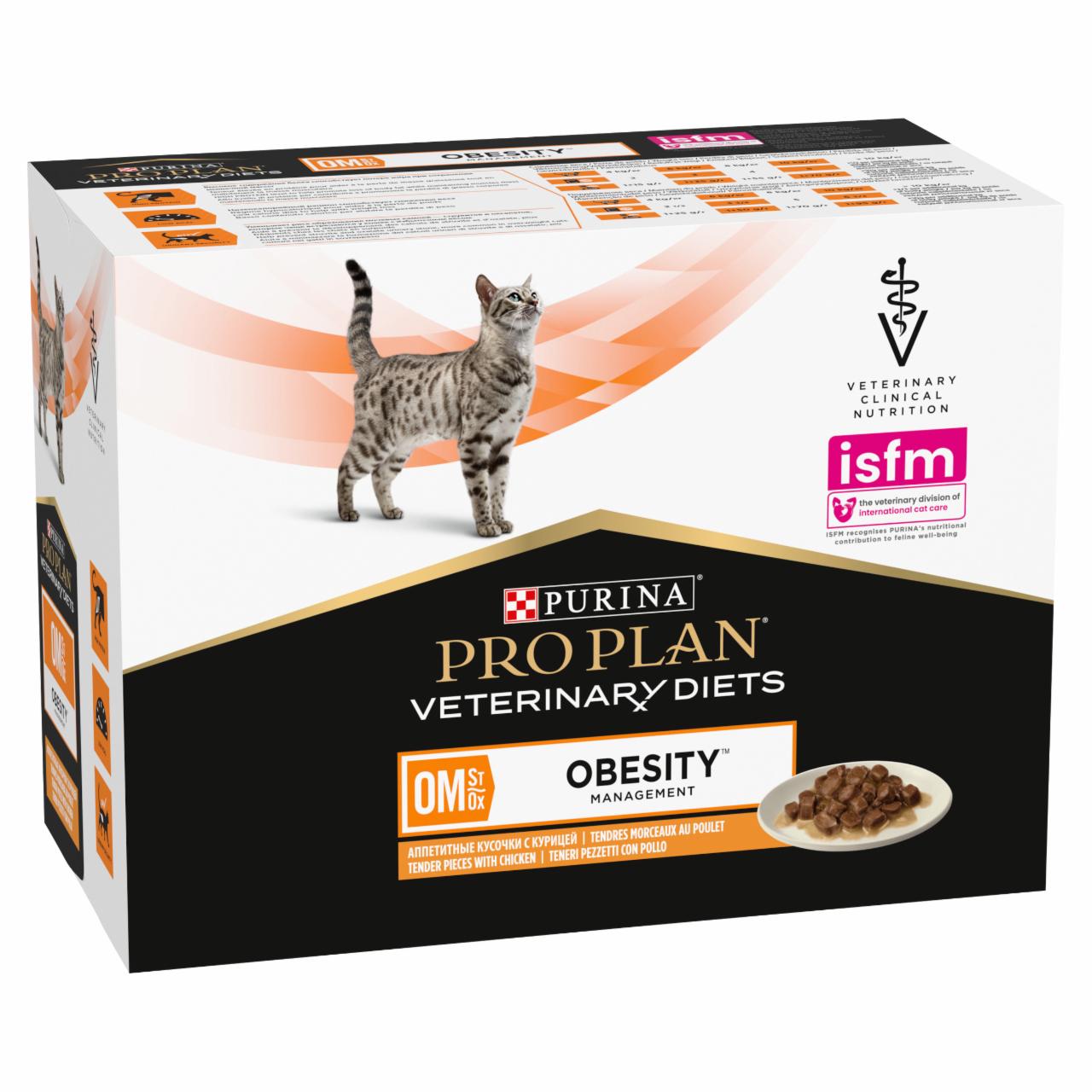 Zdjęcia - PRO PLAN Veterinary Diets OM St/Ox Obesity Management Karma dla kotów z kurczakiem 0,85 kg