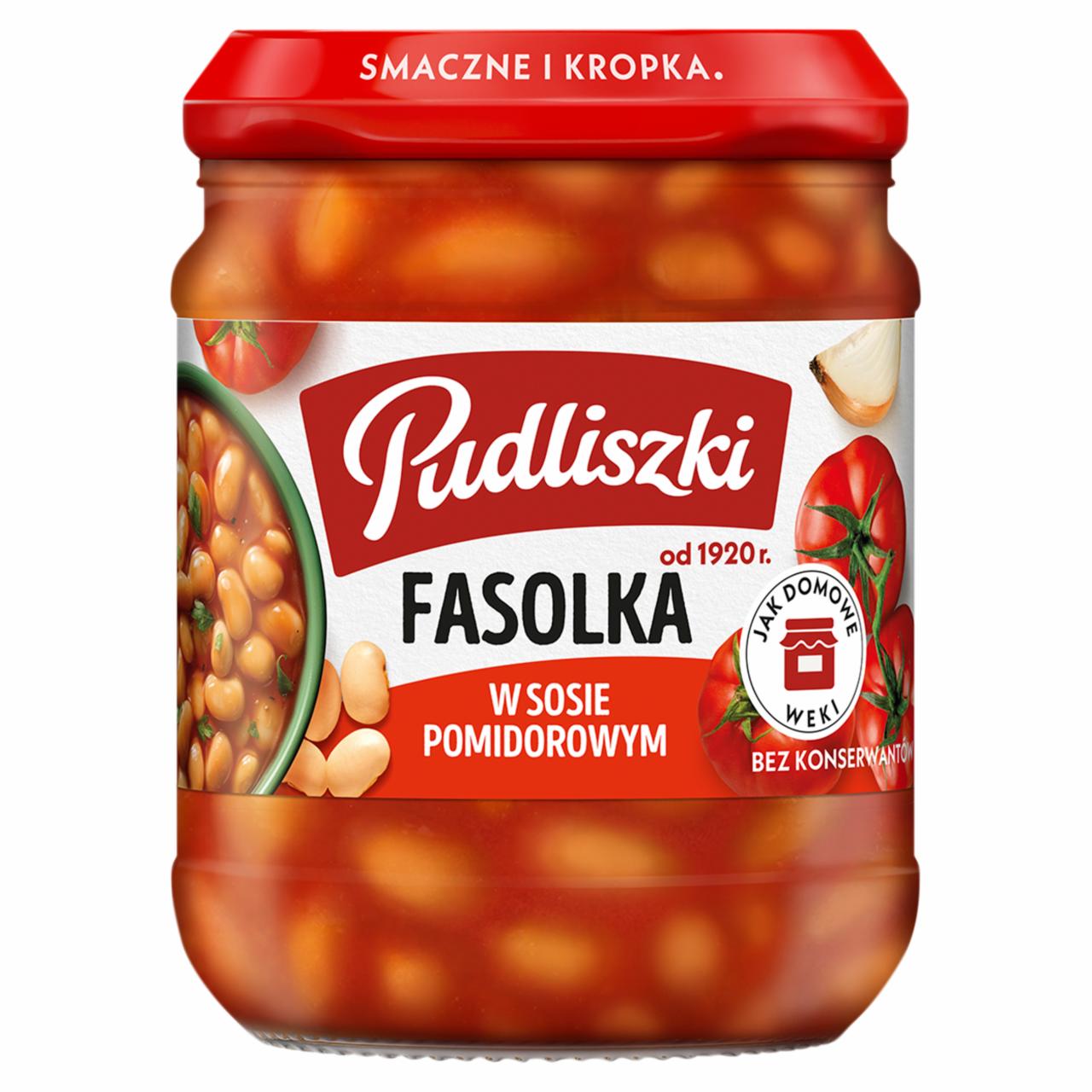 Zdjęcia - Pudliszki Fasolka w sosie pomidorowym 450 g