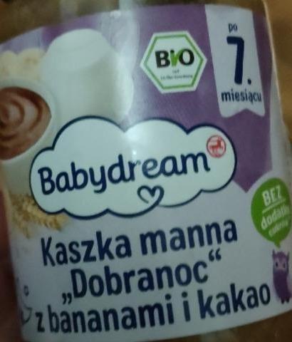 Zdjęcia - Kaszka manna z bananami i kakao Babydream