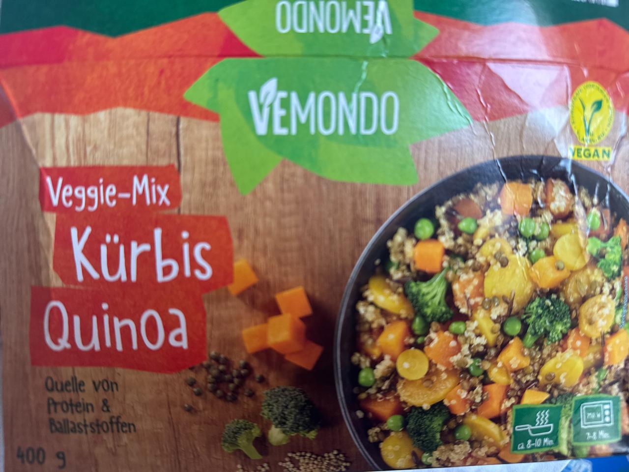 Zdjęcia - Veggie-Mix Kürbis Quinoa Vemondo