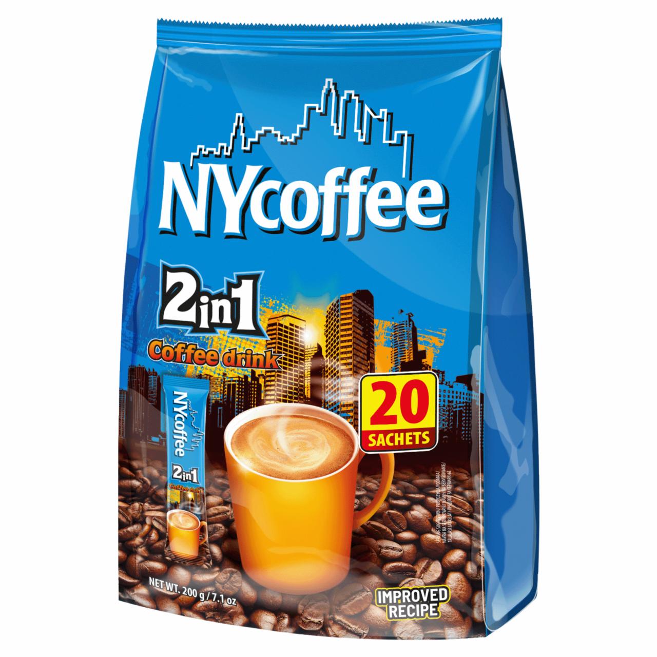 Zdjęcia - NYcoffee 2in1 Kawa rozpuszczalna 200 g (10 g x 20)