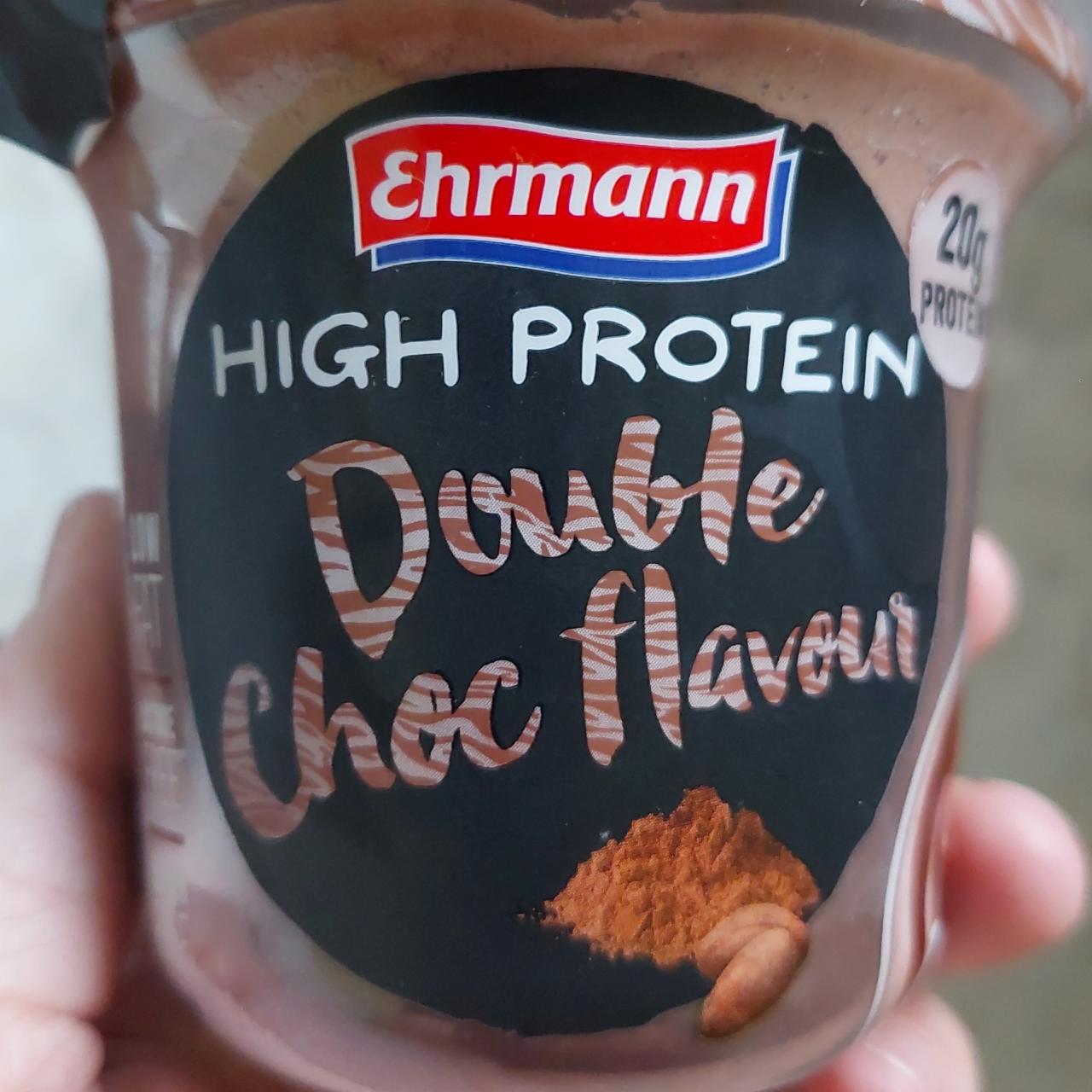 Zdjęcia - High protein double choc Ehrmann