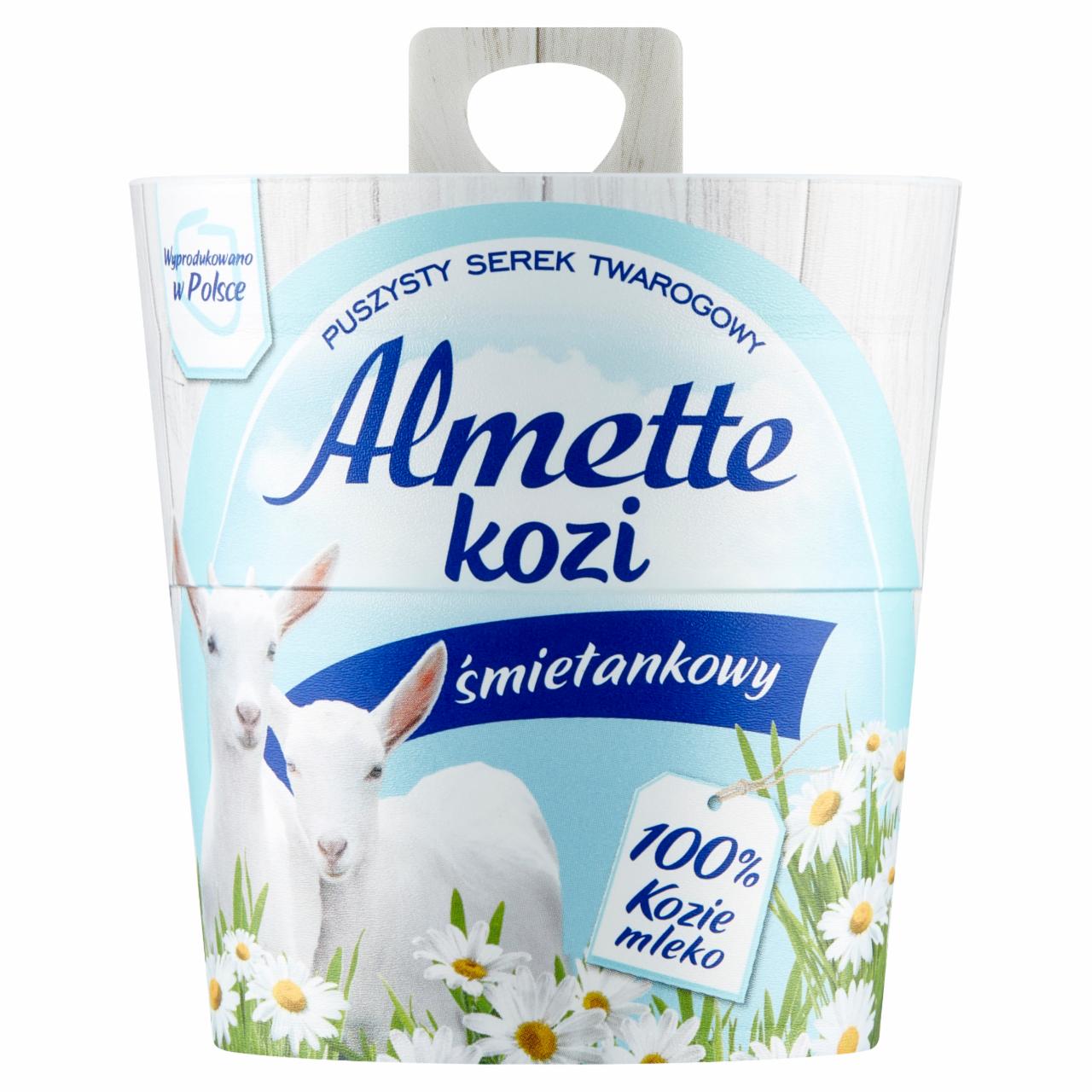 Zdjęcia - Almette Kozi Puszysty serek twarogowy śmietankowy 135 g