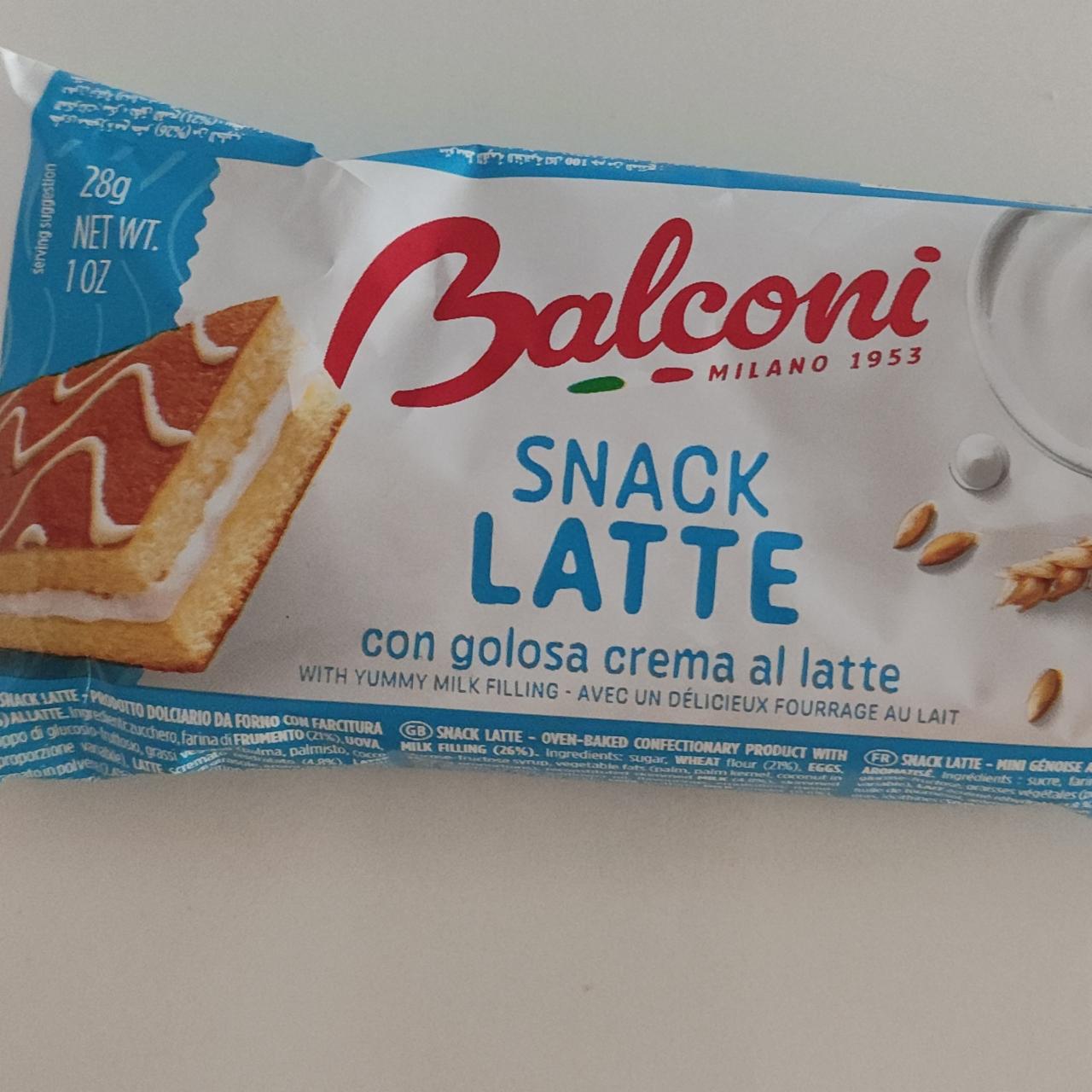 Zdjęcia - Rollino Latte with rich milky cream Balconi