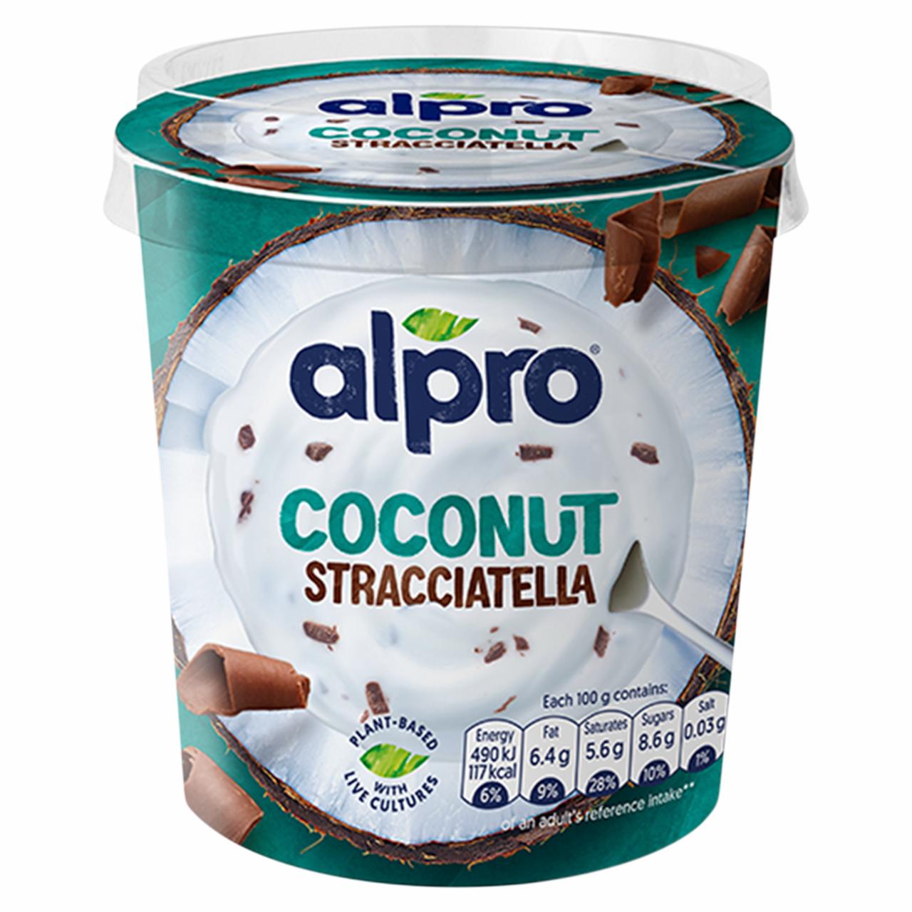 Zdjęcia - Alpro Produkt kokosowy z żywymi kulturami bakterii i kawałkami czekolady 340 g 