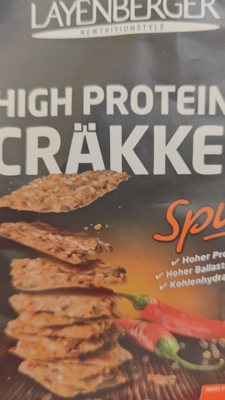 Zdjęcia - High protein crakker spicy Leyenberger