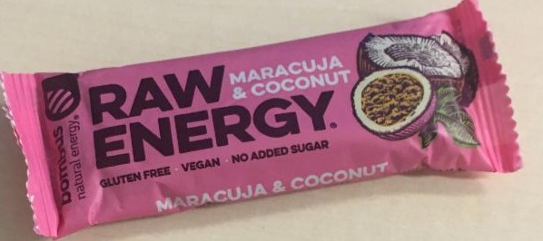 Zdjęcia - Bombus Raw Energy Maracuja & Coconut Baton owocowy 50 g