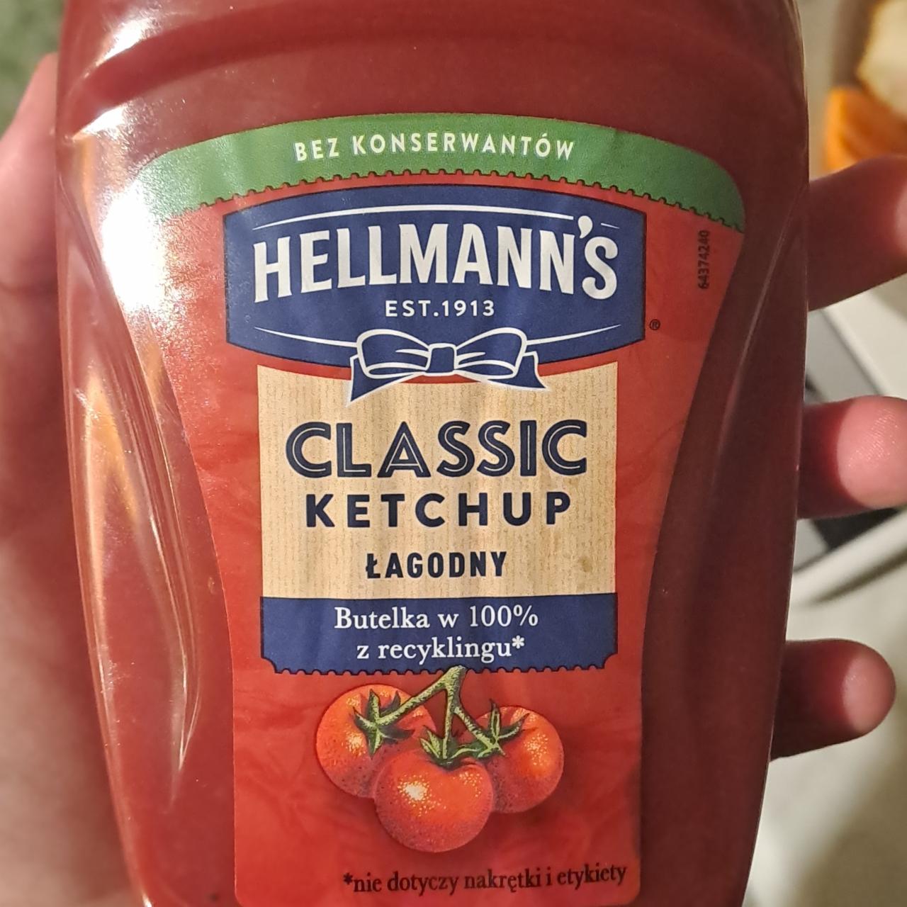 Zdjęcia - Hellmann's Classic Ketchup łagodny 485 g