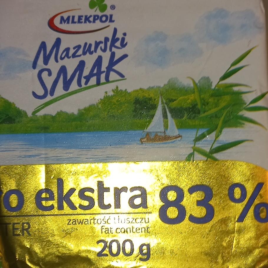 Zdjęcia - Mazursk smak masło ekstra Mlekpol