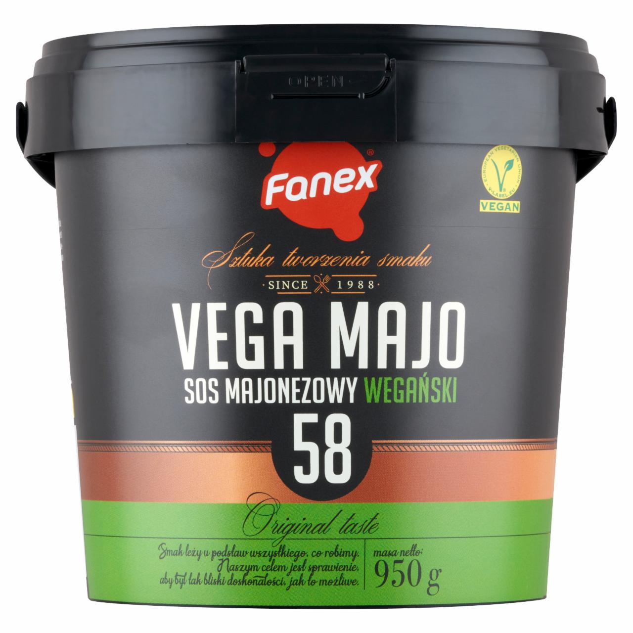 Zdjęcia - Fanex Vega Majo Sos majonezowy wegański 950 g