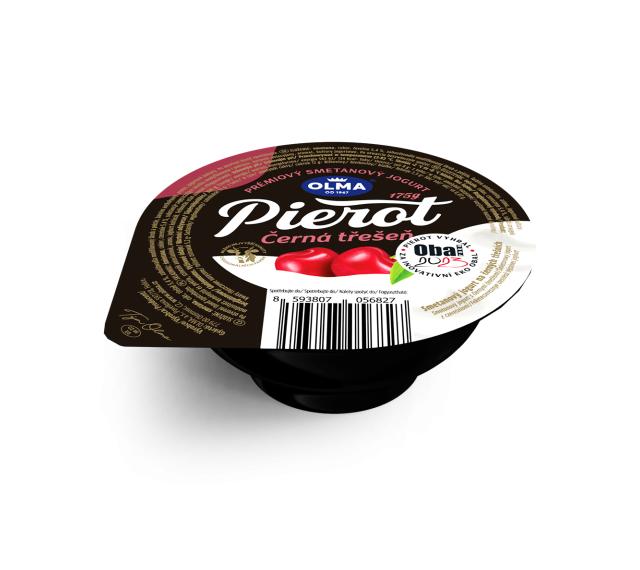 Zdjęcia - Pierot Śmietanowy jogurt z czereśniami Olma