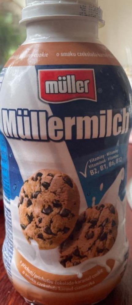Zdjęcia - Müllermilch čokoláda-karamel cookie Müller