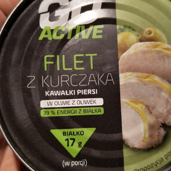 Zdjęcia - Filet z kurczaka kawałki piersi w sosie własnym Go Active