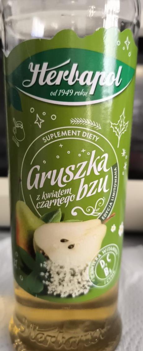 Zdjęcia - Suplement diety syrop o smaku gruszki z kwiatem czarnego bzu 420 ml Herbapol