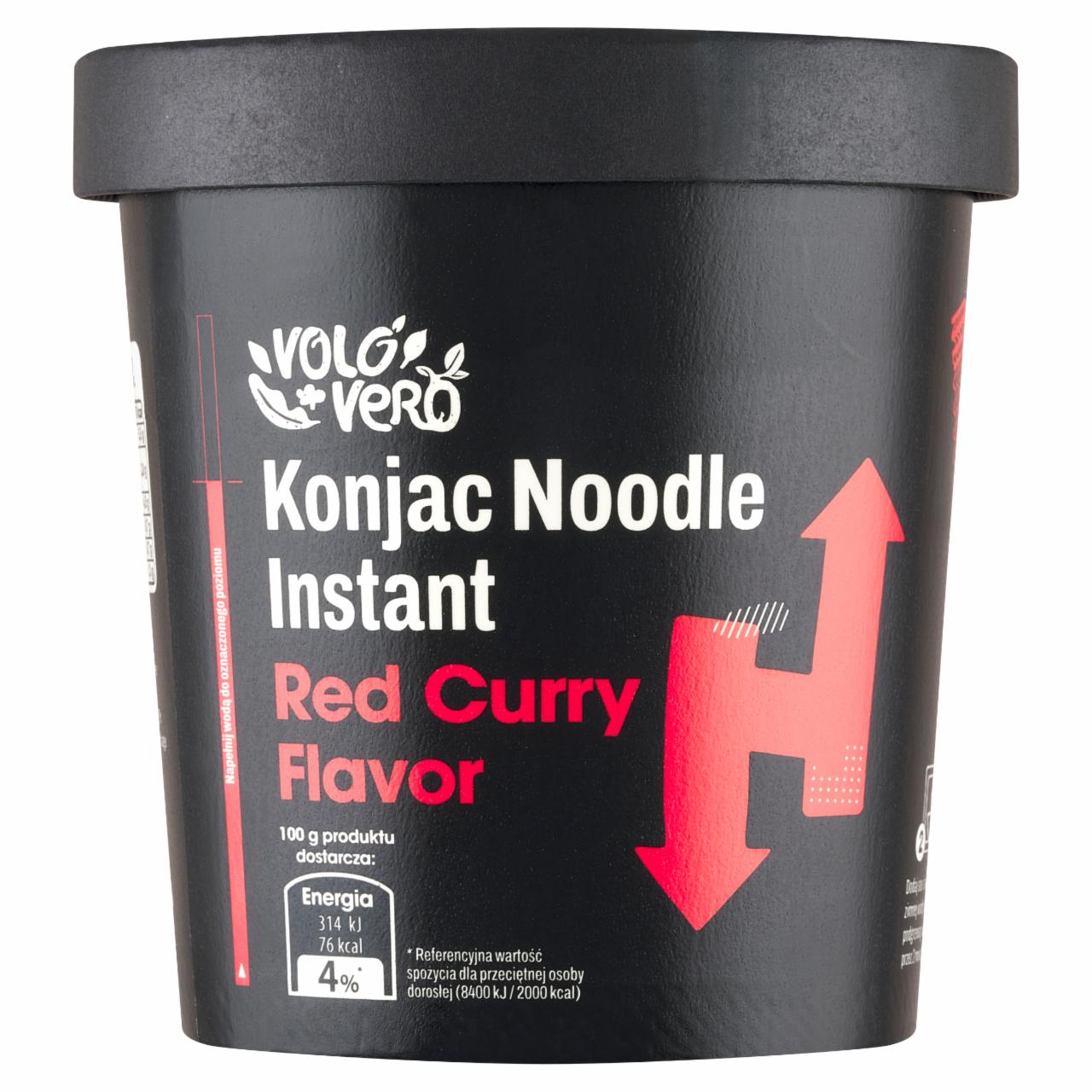 Zdjęcia - Volo Vero Danie błyskawiczne o smaku czerwonego curry z makaronem konjac 192 g